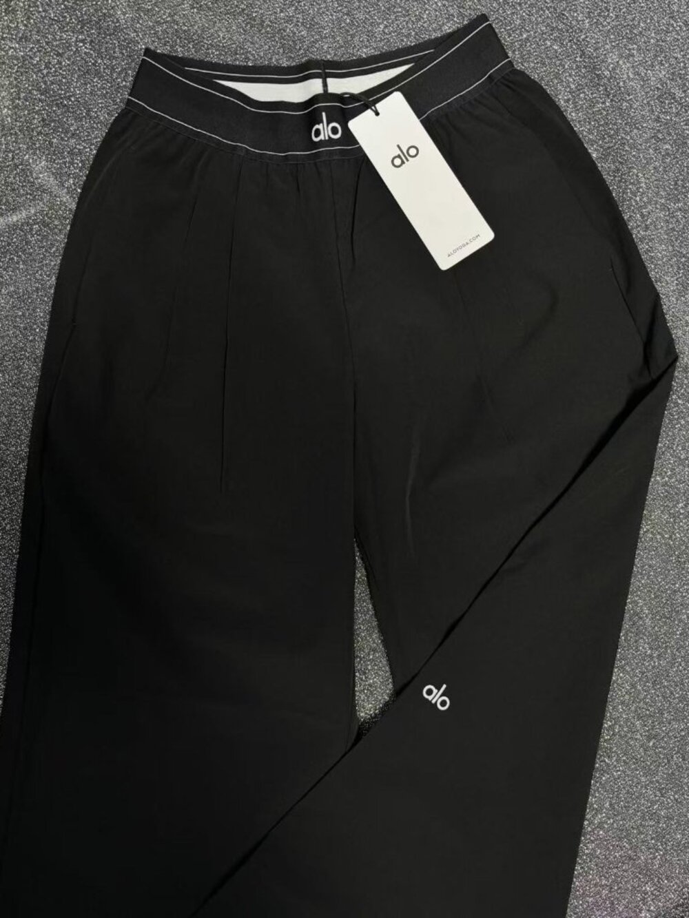 🆕Alo Yoga Suit Up Trouser Black (Regular) 30" Inseam Straight-leg trousers - Picture 9 of 12
